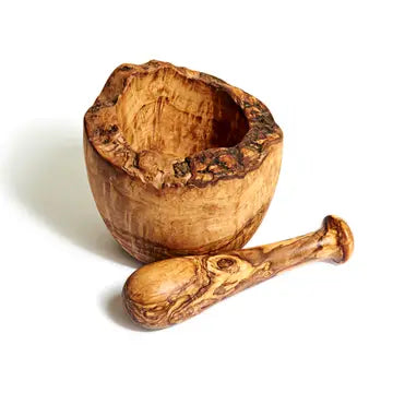 Olivewood Morter & Pestle